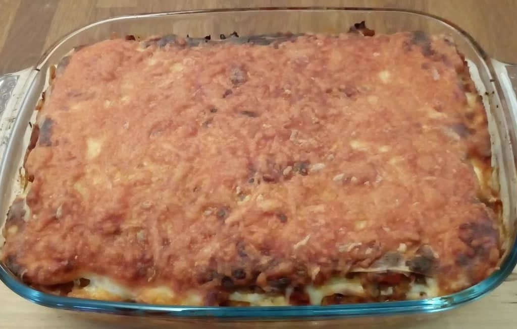 Lasagne met champignons en mascarpone