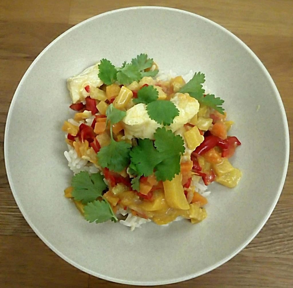 thaise curry met vis