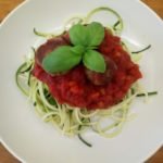 vegetarische bolletjes met pasta